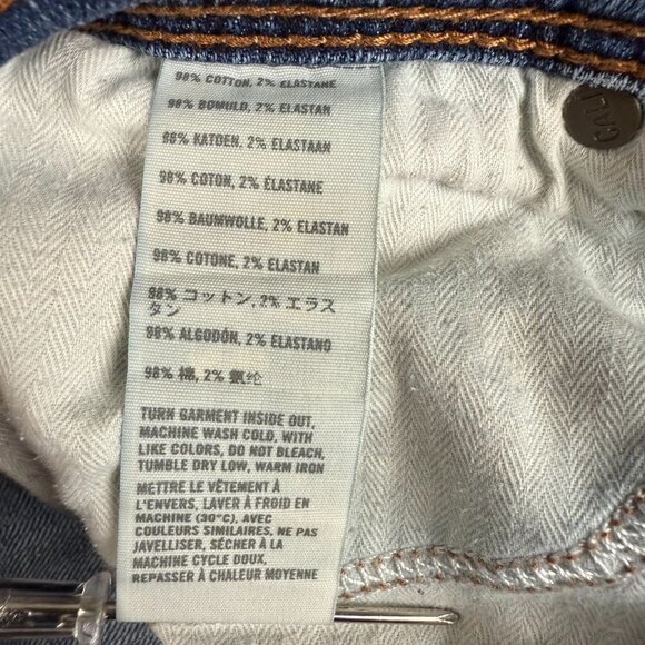 Hollister Jeans Women's Size 7 28W Blue Denim SOCAL Stretch Skinny Fit Ankle Zip - Picture 6 of 7